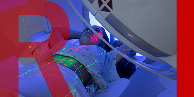 Person in medical scanner