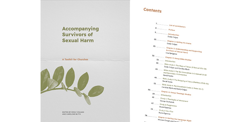Front cover and contents from the report